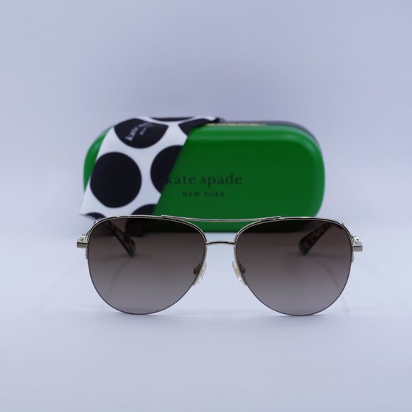 Kate Spade MAISIE/G/S 0086 LA Aviator Sunglasses – Havana/Brown Polarized - Picture 3 of 11